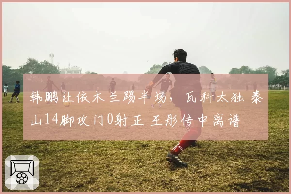 韩鹏让依木兰踢半场，瓦科太独 泰山14脚攻门0射正 王彤传中离谱