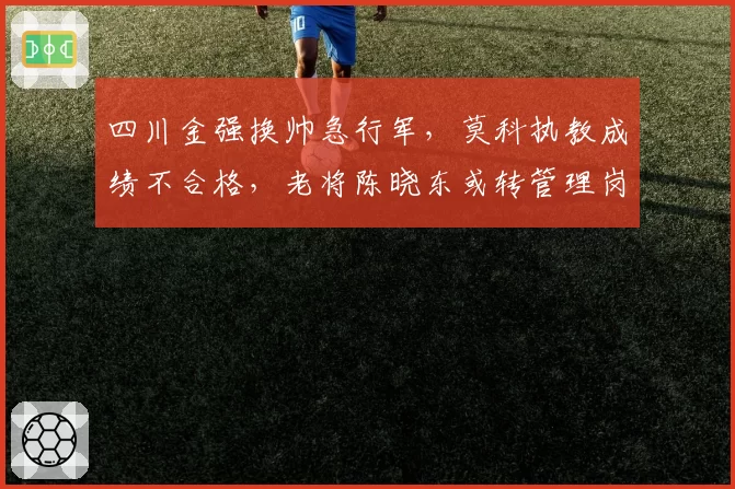 四川金强换帅急行军，莫科执教成绩不合格，老将陈晓东或转管理岗